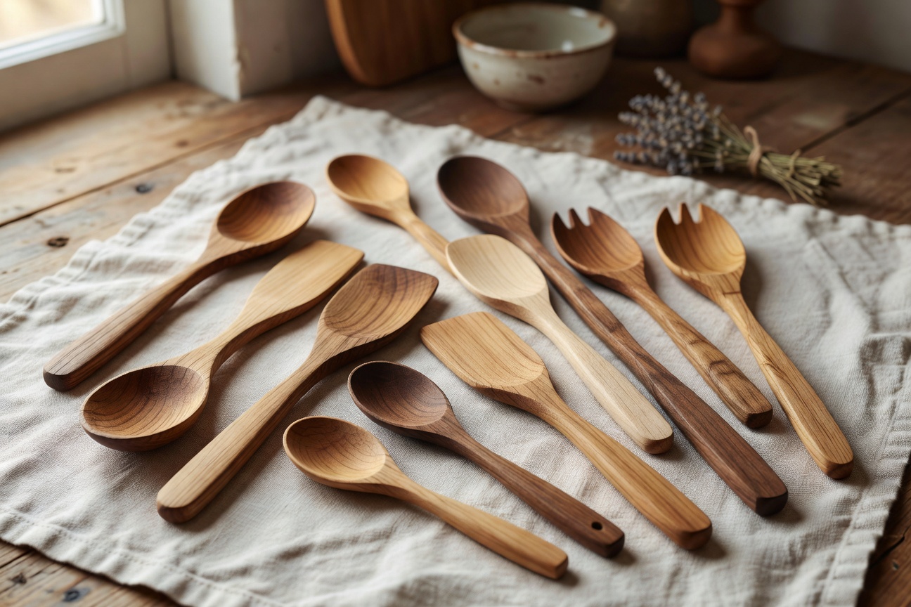 Utensilios de Madera Tallados